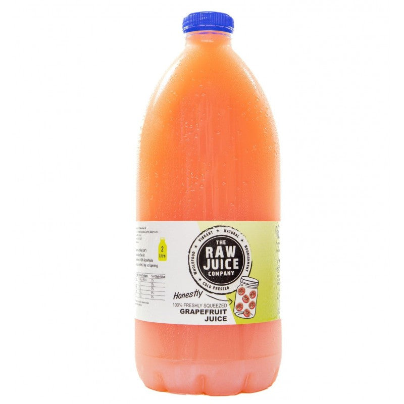 Freshly Cold Pressed 100% Ruby Grapefruit Juice - 2 Litre
