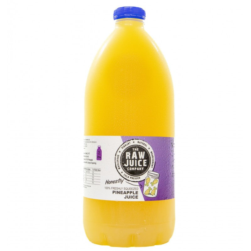 Freshly Cold Pressed 100% Pineapple Juice - 2 Litre