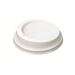 White Sip Through Hot Cup Lid (Fits 8 Oz Cup) (1000)