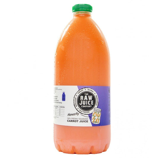 Freshly Cold Pressed 100% Carrot Juice - 2 Litre
