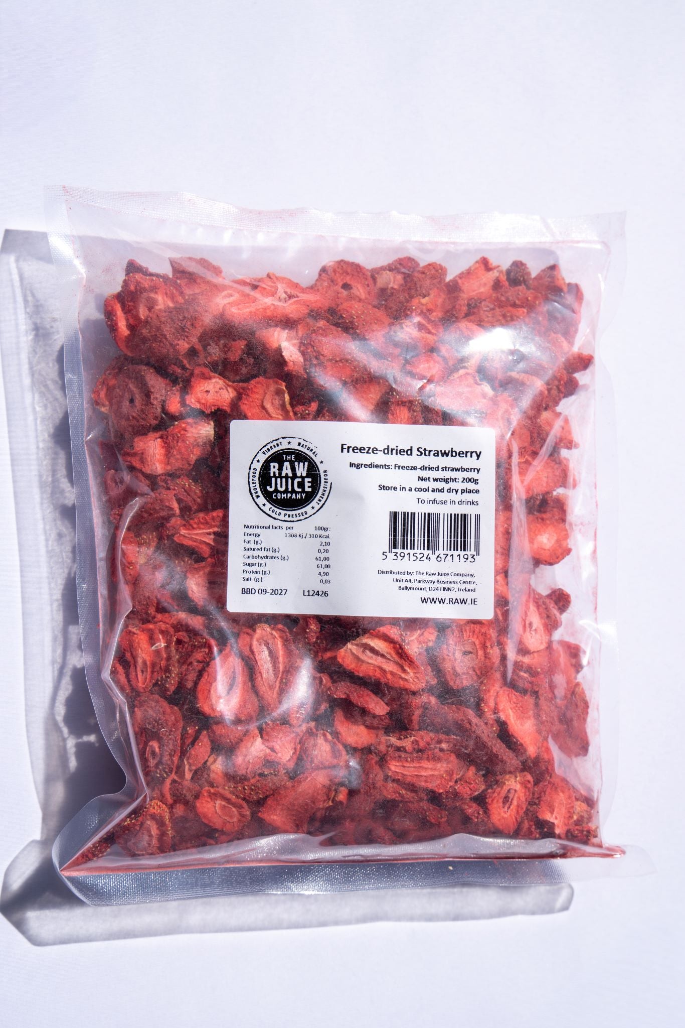 Dehydrated Strawberry (Slices) 200g